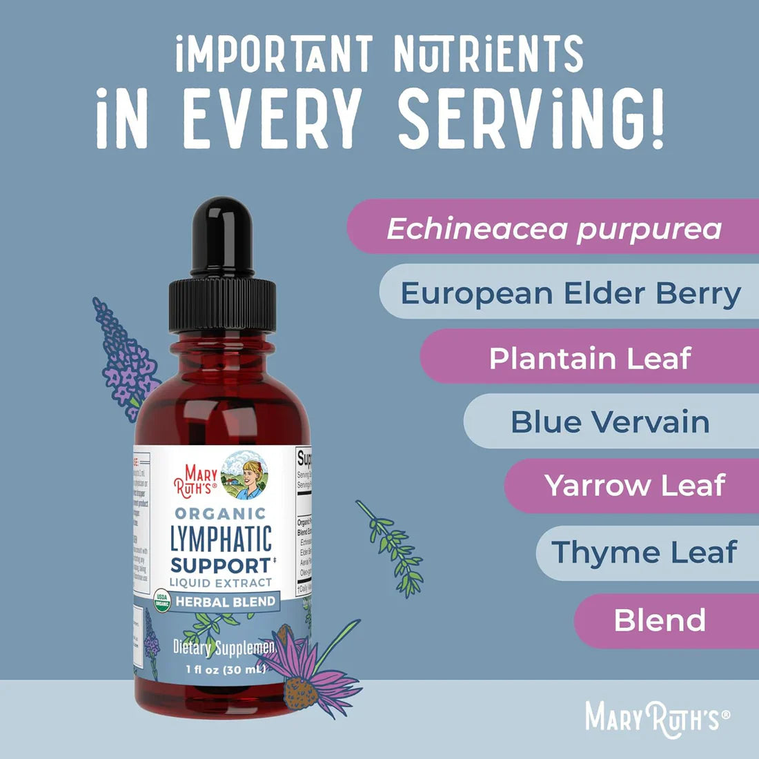 Organic Lymphatic Support Herbal Extract